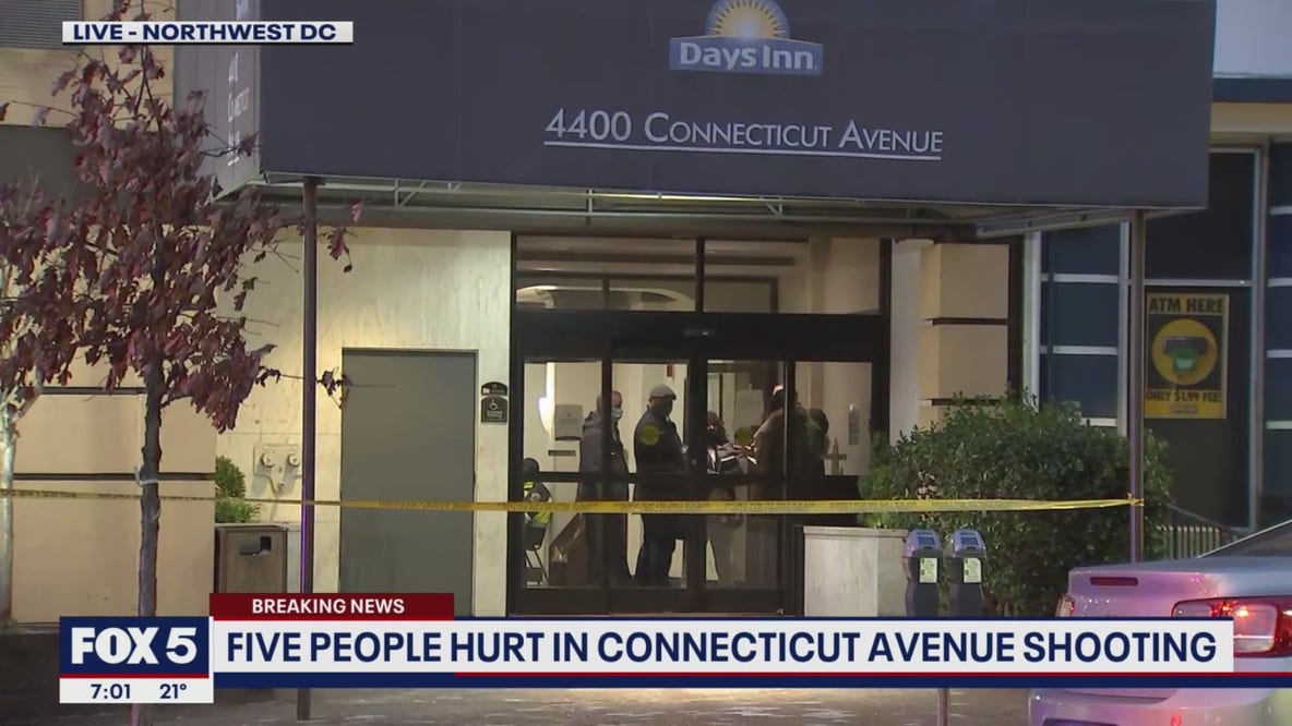 5 shot at DC hotel party; streets in Northwest closed as police investigate